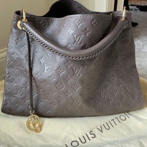 Louis Vuitton Artsy MM chocolate brown empreinte